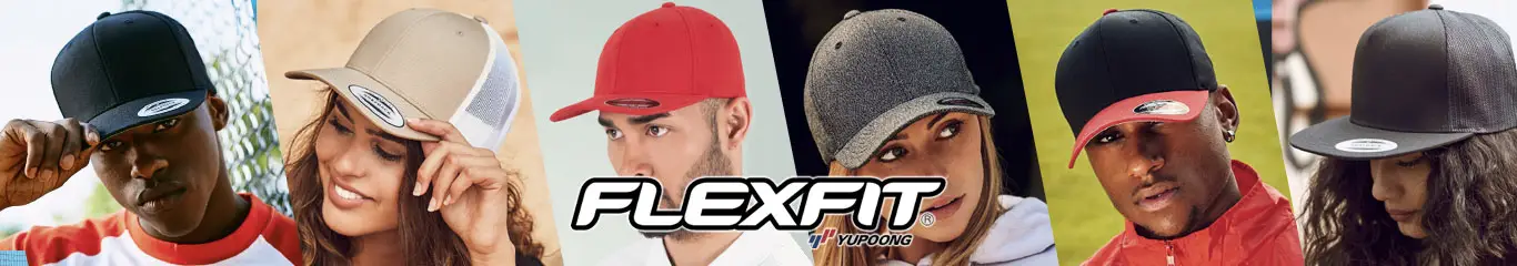 Yupoong Flexfit Pinstripe Baseball Cap (Pack of 2)